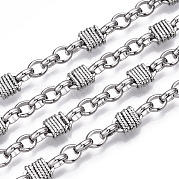 Brass Twist Knot Lock Link Chains CHC-T016-17P