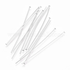 Perni a testa piatta in acciaio inossidabile 304 anti-ossidazione, colore acciaio inossidabile, 50x0.7mm, 21 gauge, testa: 1.5 mm