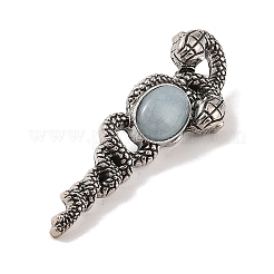 Крашеные натуральный белый нефрит подвески G-A224-03AS-14