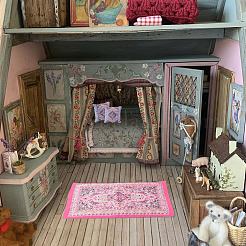 Mini tapis en nylon de style turc&nbsp;AJEW-TA0003-66D