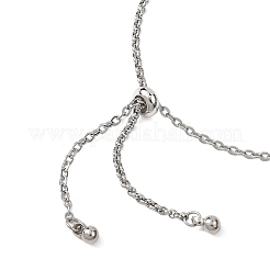 Изготовление браслета-цепочки Rolo из нержавеющей стали 304&nbsp;AJEW-JB01459-02