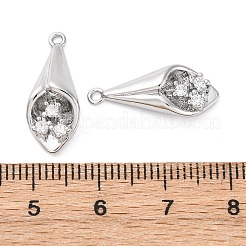 Подвески латунные горный хрусталь&nbsp;KK-E793-24P