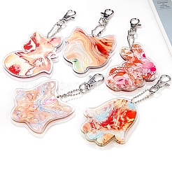 Акриловая алмазная живопись Хамса ручной кулон брелок наборы&nbsp;PW-WG42451-01