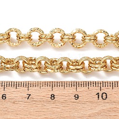 Женские цепочки-колье из нержавеющей стали 304 с текстурированной поверхностью&nbsp;NJEW-G194-05G-01