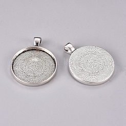 Pendentif de support de cabochon en alliage&nbsp;PALLOY-A13349-AS-NR
