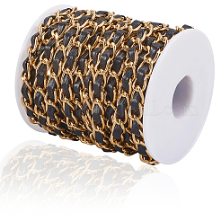 Chaînes à corde en aluminium oxydé cuthollow 10 yard&nbsp;CHA-CL0001-01B-02