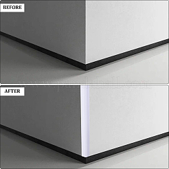 ПВХ самоклеящаяся гибкая молдинговая отделка&nbsp;DIY-WH20007-59A