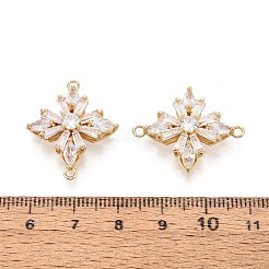 Латунные подвески из прозрачного кубического циркония&nbsp;KK-N284-10G