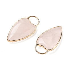 Природного розового кварца подвески&nbsp;G-I393-01G-01