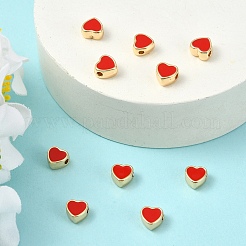 10 шт. латунные эмалевые бусины&nbsp;KK-YW0004-20