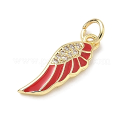 Латунные микро проложить кубического циркония подвески&nbsp;KK-H255-04G-03