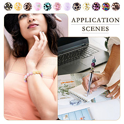 48шт 12 цвета силиконовые бусины&nbsp;SIL-TA0002-61A