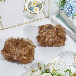 1 пара женских бархатных перчаток с нарукавниками&nbsp;AJEW-CY0002-21A