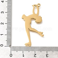 Pendentifs en acier inoxydable 304&nbsp;STAS-R131-11G-04