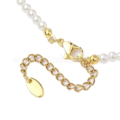 ABS пластиковые жемчужины бисера ожерелья&nbsp;NJEW-JN04859-01