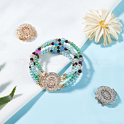 Застежки латунные коробки&nbsp;KK-FH0001-37