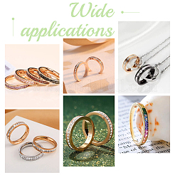 12 шт. кольцо со стразами 6-го размера RJEW-UN0002-72G