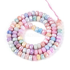 Антикоррозийные гальванические стеклянные бусины&nbsp;GLAA-T025-6mm-11H