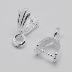 Антикоррозийное родиевое покрытие 925 серебряная подвеска STER-E050-12P