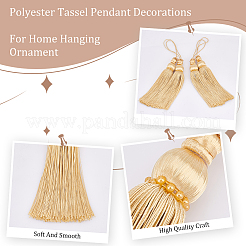 Полиэфирные украшения кисточкой подвесные&nbsp;DIY-WH0542-06A