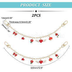 Декоративная латунная цепочка для сумок на день святого валентина FIND-WR0006-67