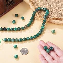 1 hebra de cuentas de jade africano natural&nbsp;G-TA0003-50A