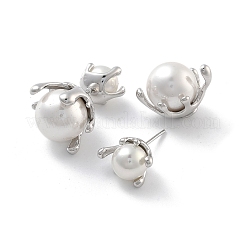 Серьги-гвоздики из нержавеющей стали 304 EJEW-K281-05P