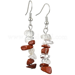 Set di orecchini pendenti con pietre miste naturali e sintetiche per donna&nbsp;EJEW-JE06247
