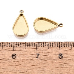 Cabochon-Anhängerkomponente aus Edelstahl 304&nbsp;STAS-Q113-23B-G