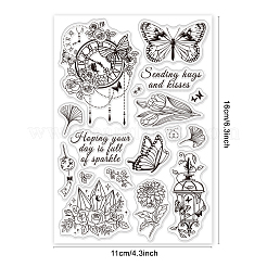 PVC-Plastikstempel&nbsp;DIY-WH0167-56-189