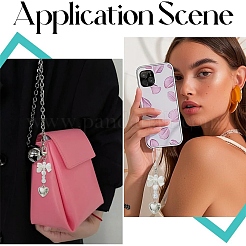 2 шт. подвесные украшения из искусственного жемчуга и акрила из АБС-пластика&nbsp;HJEW-YW00300