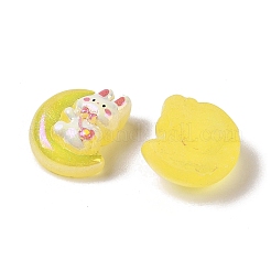 Кабошоны из смолы с блестками&nbsp;LS-RESI-H163-05A