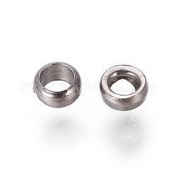 Зажимные бусины из латуни KK-L022-B