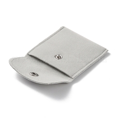 Квадратная бархатная шкатулка для драгоценностей с кнопкой CON-WH0088-77A-03