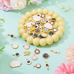 50 pendentif en alliage émaillé.&nbsp;ENAM-TA0003-76