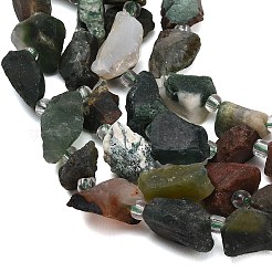 Rohe grobe natürliche indische Achatperlenstränge&nbsp;GG-CBA0B77-A10-01