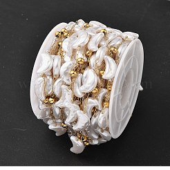 Ионное покрытие (ip) 304 нержавеющая сталь цветочные звенья цепи CHS-H034-03G-03