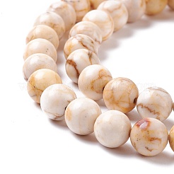 Хубэй природных бирюзовый бисер нитей G-K317-A08-01