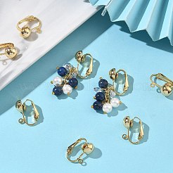 Латунные серьги с клипсами&nbsp;XGR0066G-53G