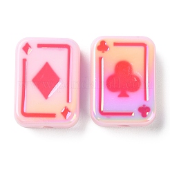 УФ-покрытие Радужные радужные акриловые эмалевые бусины SACR-G034-11