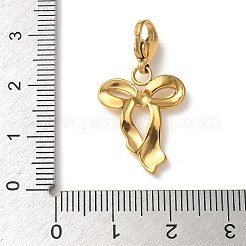 Подвесные украшения в виде банта из нержавеющей стали 304 STAS-G352-17G