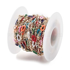 Catene a maglie con labbra smaltate colorate&nbsp;CHC-R135-05G
