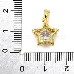 Латунные микро проложить кубического циркония подвески&nbsp;LS-KK-R227-04G