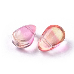Charms in vetro trasparente&nbsp;GLAA-L027-L06