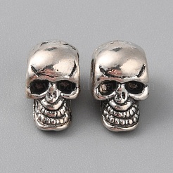 Сплавочные овальные бусины тибетского стиля &nbsp;FIND-WH0156-27F-AS