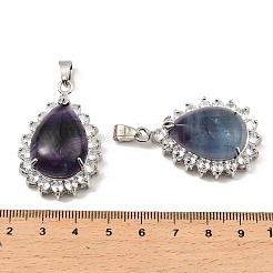 Подвески из натуральных и синтетических смешанных драгоценных камней и страз&nbsp;G-K338-31P