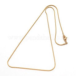 Ожерелья из нержавеющей стали 304 в виде змеиной цепи&nbsp;NJEW-M124-11