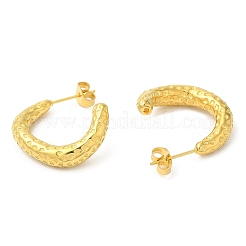 Серьги-гвоздики из нержавеющей стали 304 с ионным покрытием (IP) EJEW-B026-11G