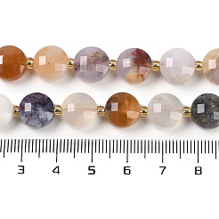 Природные голубые халцедон бисер пряди G-B094-A16-01