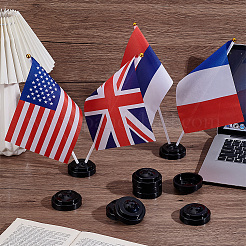 Mini porte-drapeau en plastique&nbsp;DIY-WH0899-749B